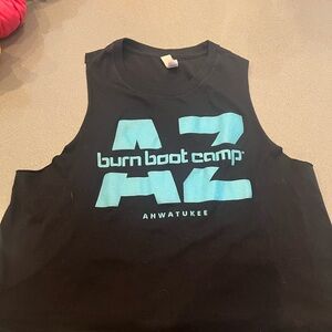 Burn Boot Camp Ahwatukee cropped tank top